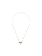 Jacquie Aiche 14kt Gold, Diamond And Turquoise Evil Eye Necklace -