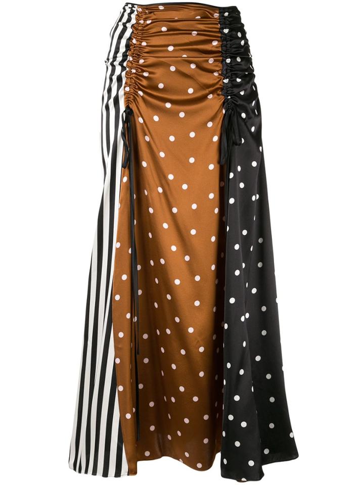 Lee Mathews Mae Ruched Skirt - Black