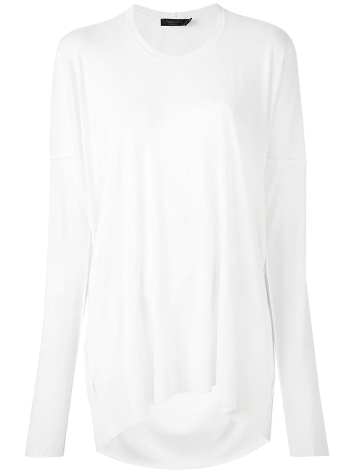 Calvin Klein Cashmere Light Slouch Sweater - Nude & Neutrals