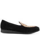 Alyx Calf Hair-panelled Loafers - Black