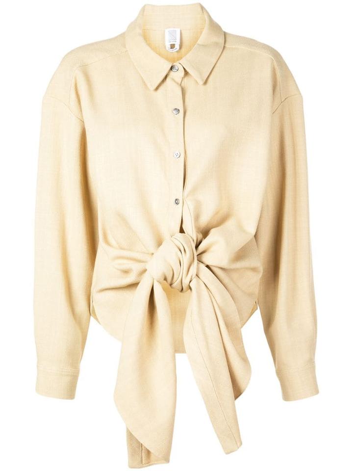 Rosie Assoulin Wrap-style Shirt - Neutrals