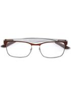Ray-ban Square Frame Glasses, Brown, Carbon