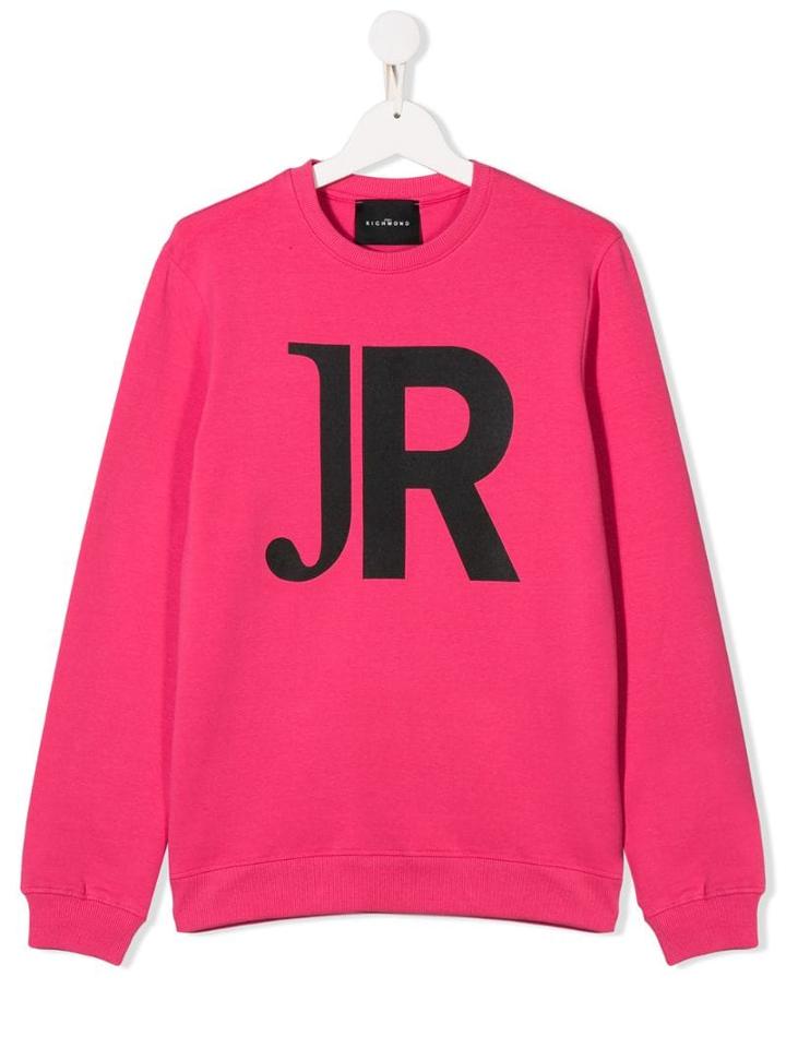 John Richmond Junior Teen Logo Sweatshirt - Pink