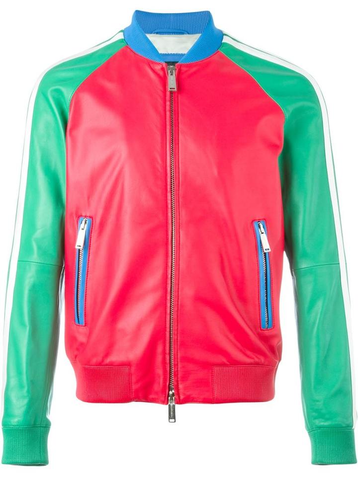 Dsquared2 Colour Block Bomber Jacket