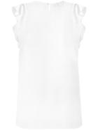 Michael Michael Kors Frill Sleeve Tank Top - White