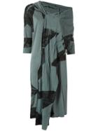 Uma Raquel Davidowicz Printed Midi Dress - Grey