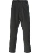 Haider Ackermann Cropped Track Pants, Men's, Size: Xs, Grey, Cotton/rayon