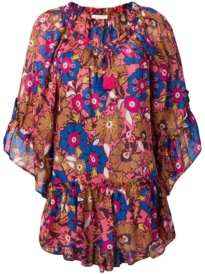Anjuna Alessia Floral Print Dress - Pink