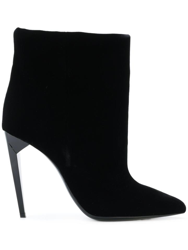 Saint Laurent Freja 105 Ankle Boots - Black