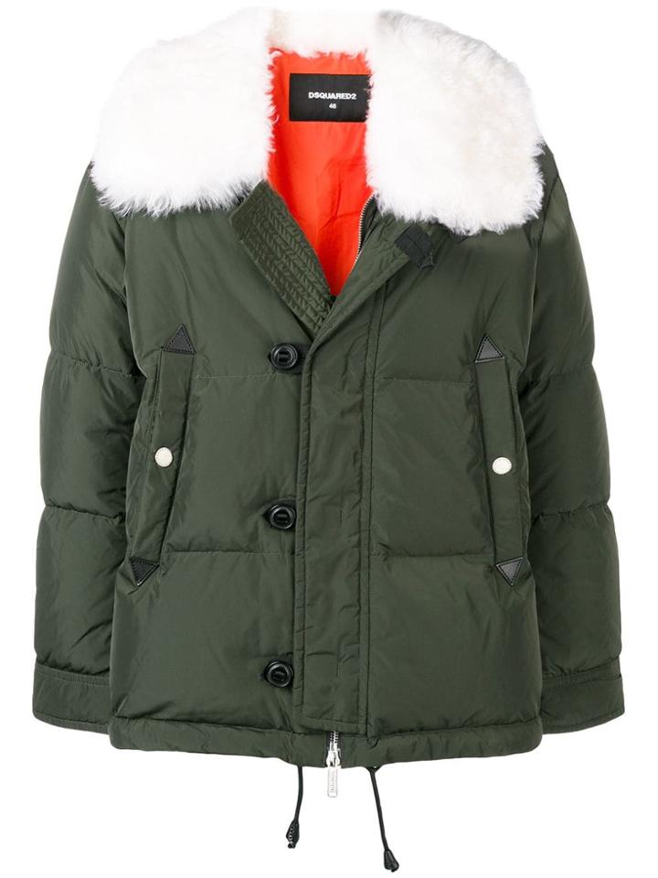 Dsquared2 Short Padded Jacket - Green