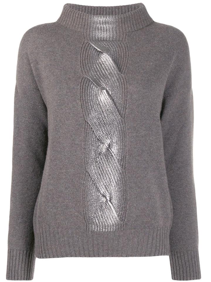 D.exterior Cable Knit Jumper - Neutrals