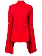 Paula Knorr High Neck Top - Red