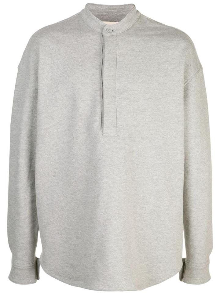 Fear Of God Mandarin Collar Shirt - Grey
