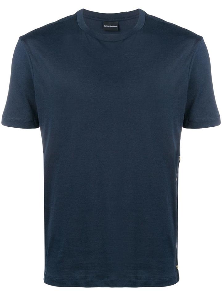 Emporio Armani Side Brand T-shirt - Blue