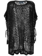 Polo Ralph Lauren - Lace Style Knitted Top - Women - Acrylic - Xs/s, Black, Acrylic