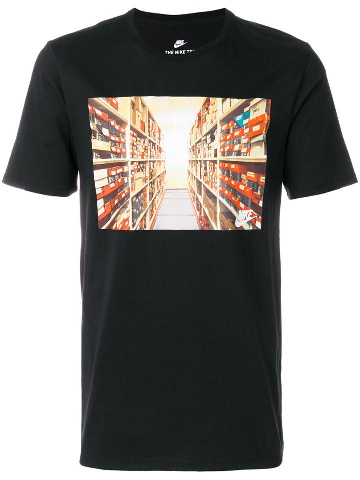 Nike Stockroom Print T-shirt - Black