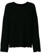 Rta Baggy Fit Sweater - Black