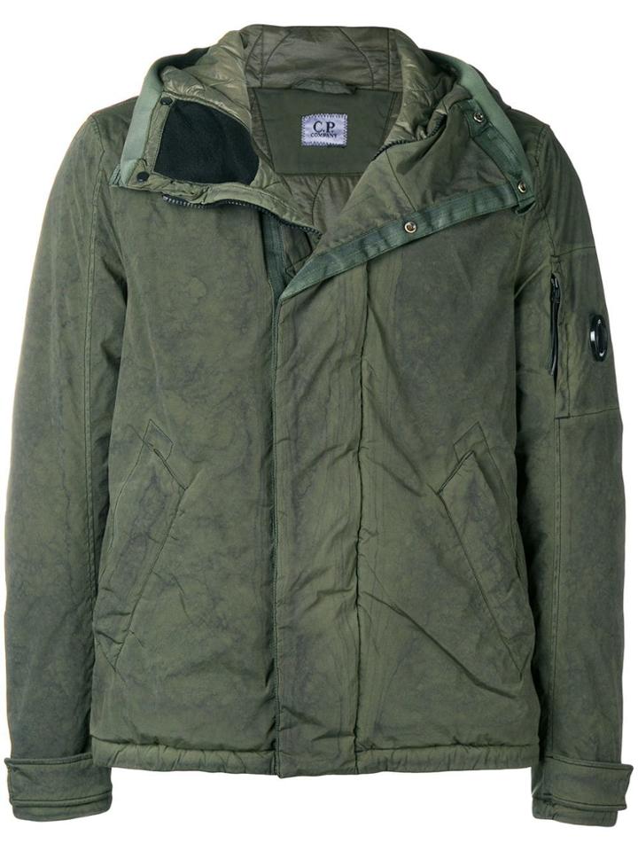 Cp Company Zipped Bomber Jacket - Green