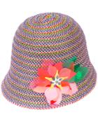 Maison Michel Jin Flower Hat - Multicolour