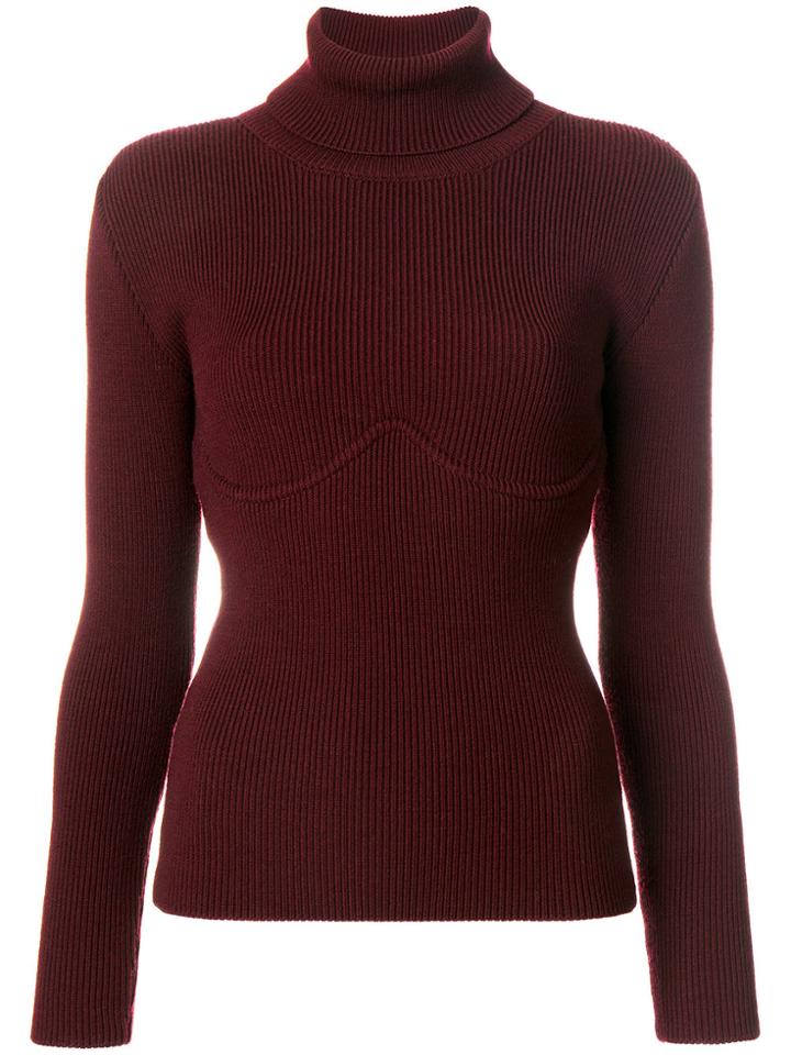 Balenciaga Upside Down Turtleneck - Pink & Purple