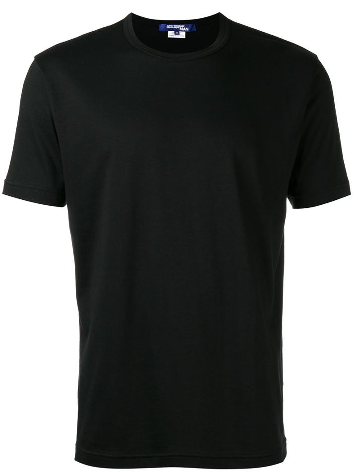 Junya Watanabe Comme Des Garçons Man Plain T-shirt, Men's, Size: Large, Black, Cotton/rayon
