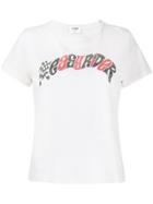 Re/done 'easyrider' Printed T-shirt - White