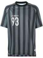 Stampd Striped Sports T-shirt - Grey