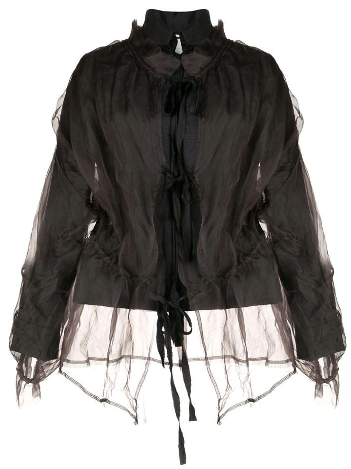 Phaedo Studios Layered Design Fitted Jacket - Black