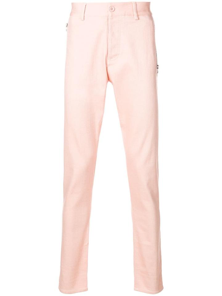 Unconditional Slim-fit Chinos - Pink & Purple