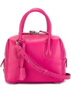 Mcm Small Milla Tote, Women's, Pink/purple, Leather