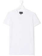 Emporio Armani Kids Teen Short-sleeve T-shirt - White