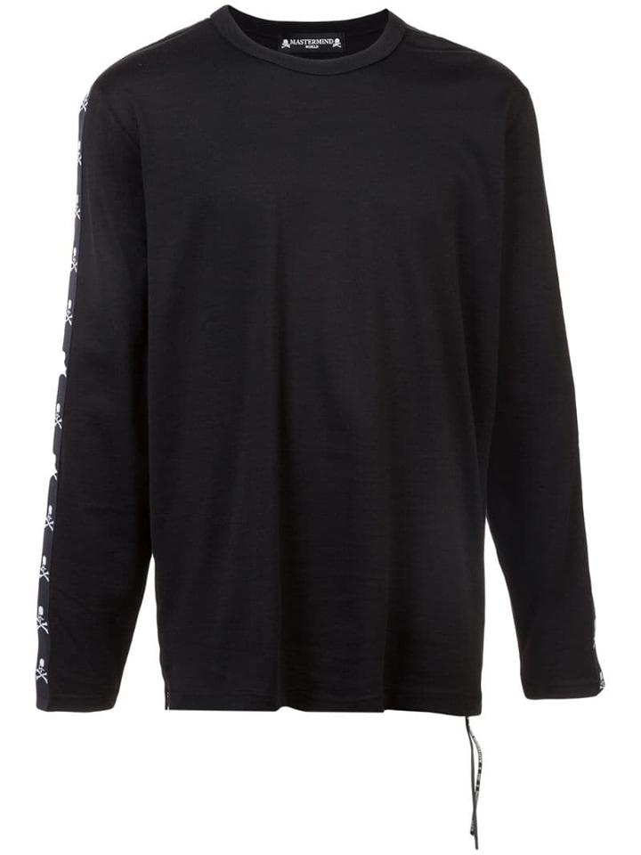 Mastermind World Skull Print Sweatshirt - Black