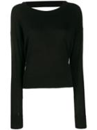 Diesel Side-slit Sweater - Black