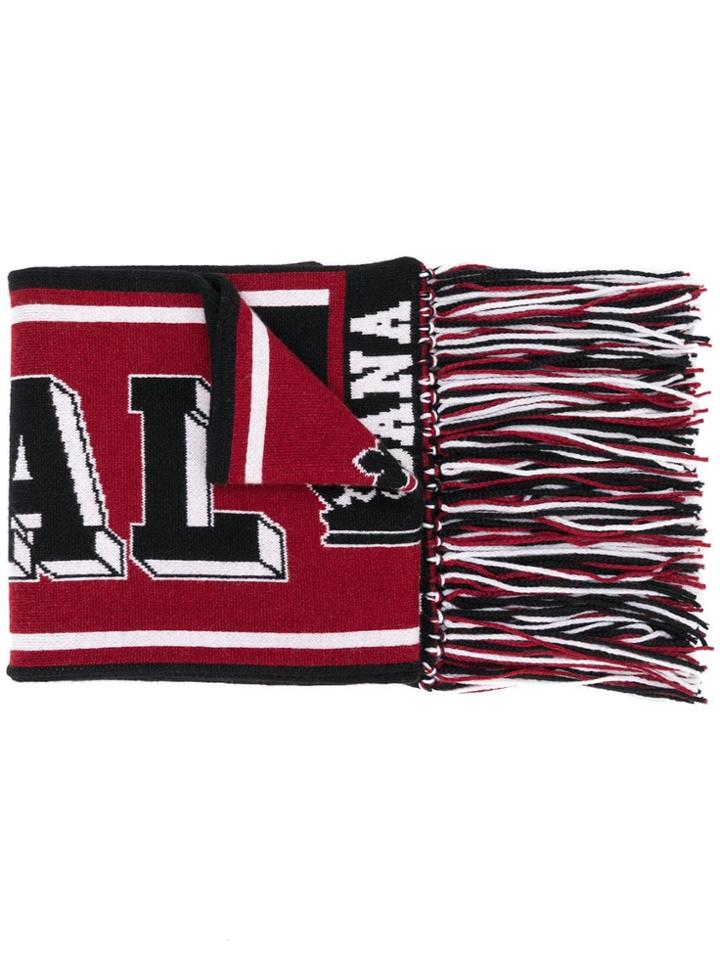 Dolce & Gabbana Sports Logo Scarf - Black