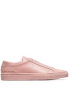 Common Projects Pastel Pink Achilles Low-top Leather Sneakers