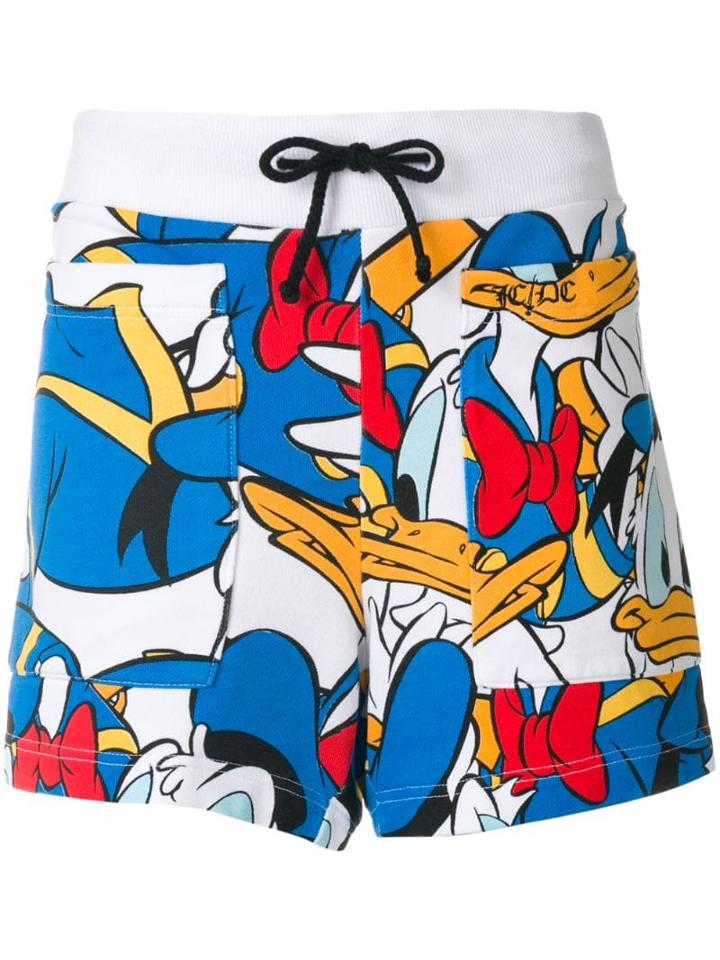 Jc De Castelbajac Pre-owned Donald Duck Printed Shorts - Multicolour