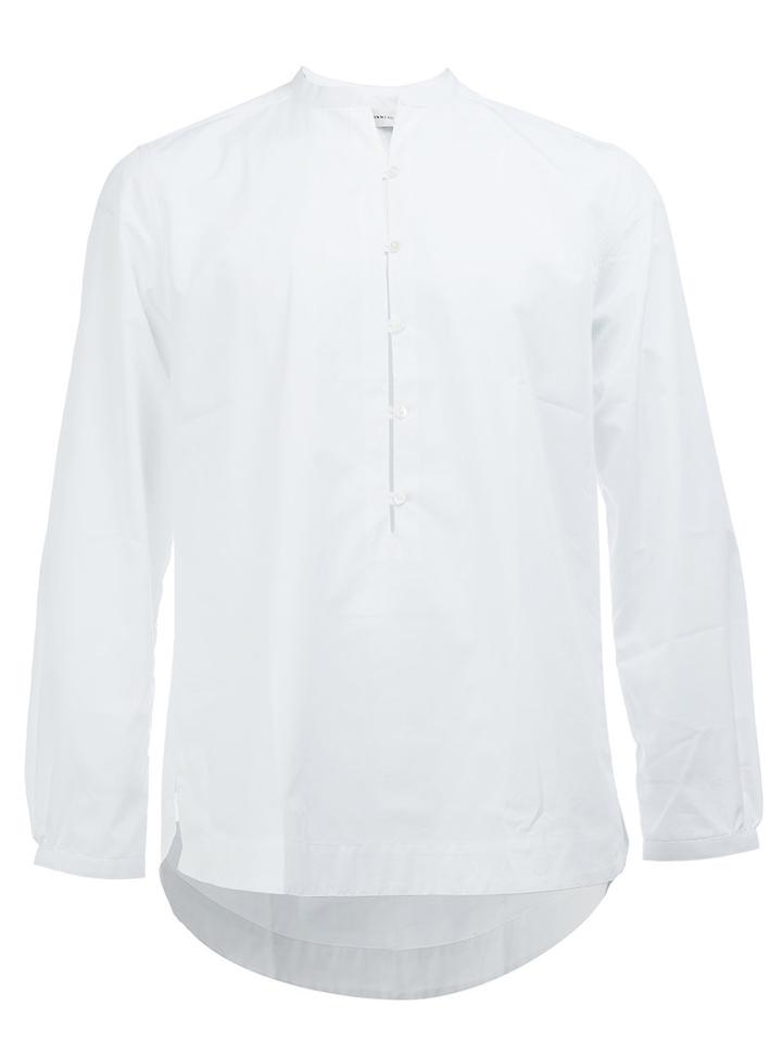 Faith Connexion Band Collar Shirt, Men's, Size: 52, White, Cotton