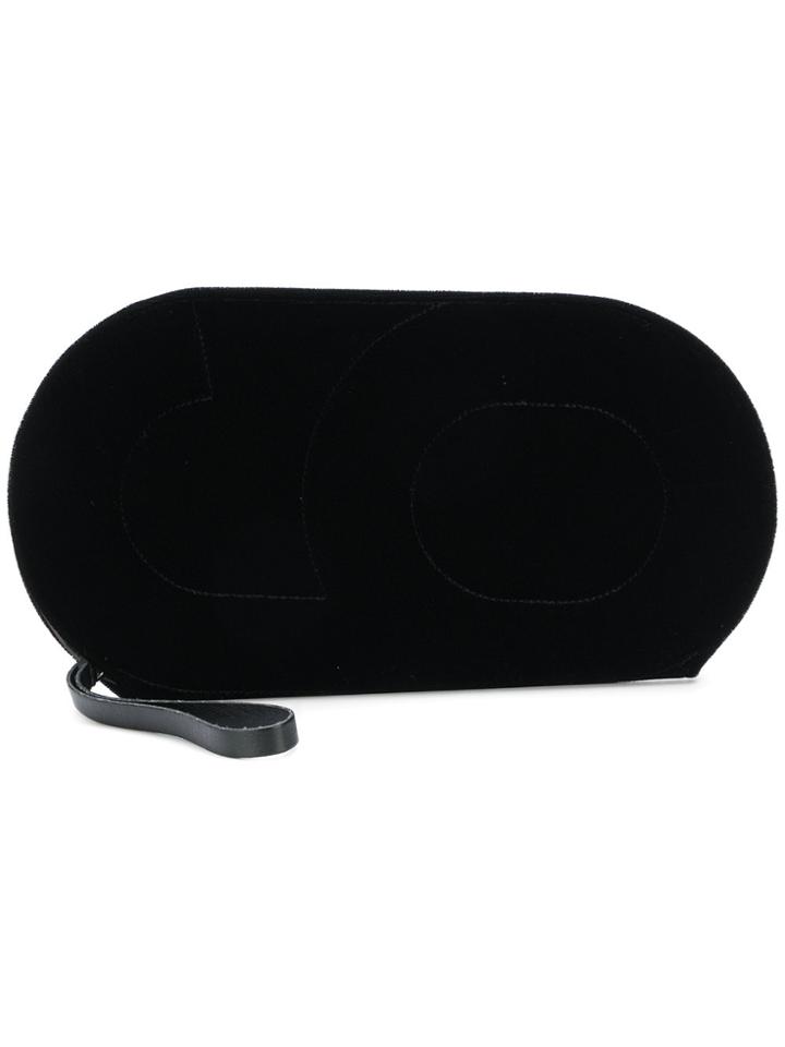 Mm6 Maison Margiela Zipped Clutch Bag - Black