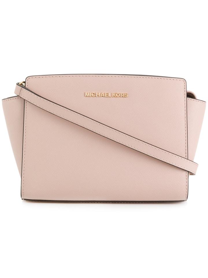 Michael Michael Kors Selma Large Messenger Bag - Pink & Purple