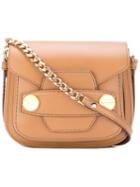 Stella Mccartney - Honey Stella Popper Small Shoulder Bag - Women - Brass/artificial Leather - One Size, Brown, Brass/artificial Leather