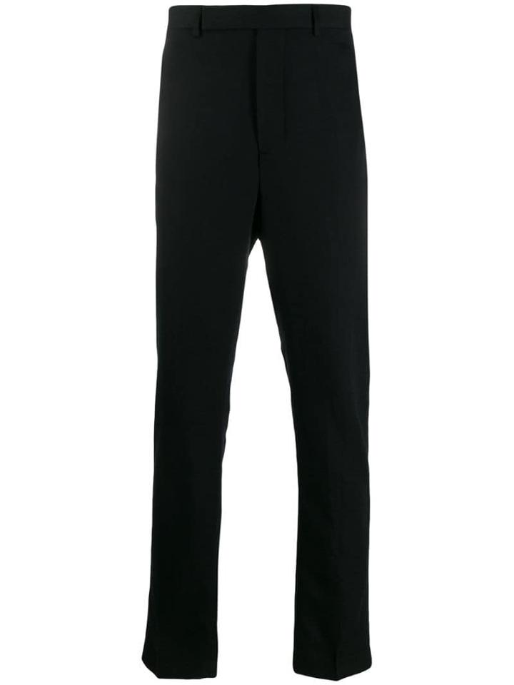 Rick Owens Straight Leg Tailored Trousers - Black