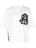 Matthew Adams Dolan Oversize Logo Embroidered T-shirt - White