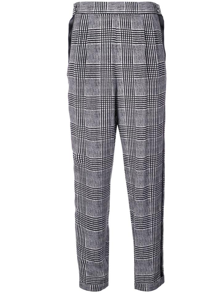 Fleur Du Mal Prince Of Wales Tuxedo Trousers - Black