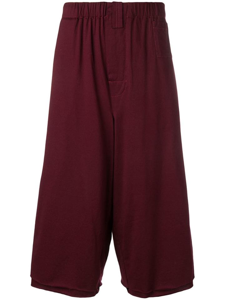 Marni Oversized Baggy Shorts - Red