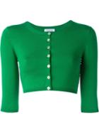 P.a.r.o.s.h. 'sybil' Cardigan, Women's, Size: Medium, Green, Silk/spandex/elastane