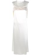 Ports 1961 Layered Slip Dress - White