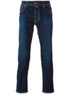 Jacob Cohen Slim Fit Jeans, Size: 42, Blue, Cotton/spandex/elastane