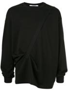 Chalayan Classic Sweater With A Strap - Black