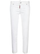 Dsquared2 Cropped Twiggy Jeans - White