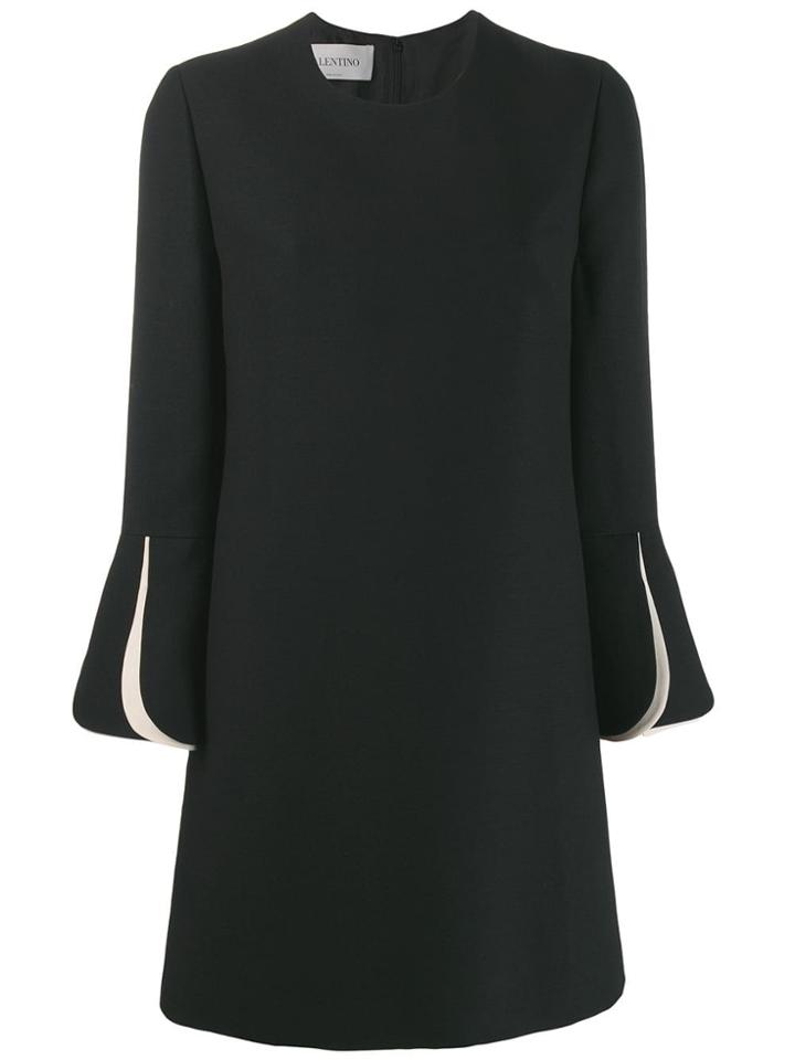 Valentino Layered Sleeves Couture Dress - Black